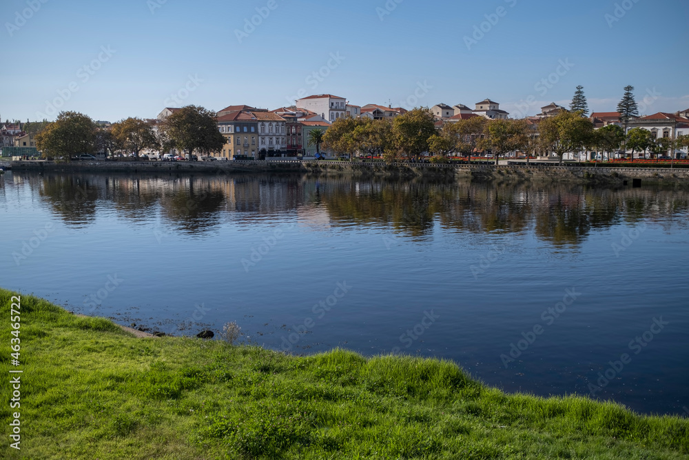 View of the Ave River in Vila do Conde, Porto, Portugal.