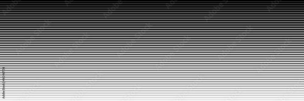 Obraz premium horizontal blended black lines isolated on white for pattern and background