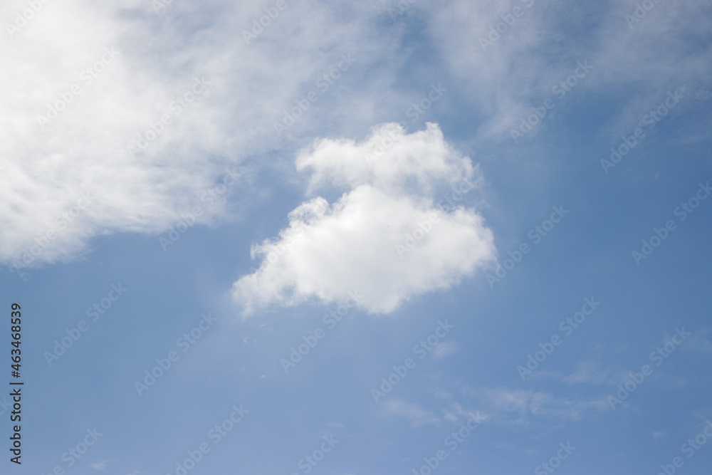 Stratocumulus clouds with a clear blue sky background in the midday. Types of clouds stock images. Stratocumulus clouds with a clear blue sky background in the midday. Types of clouds stock images.