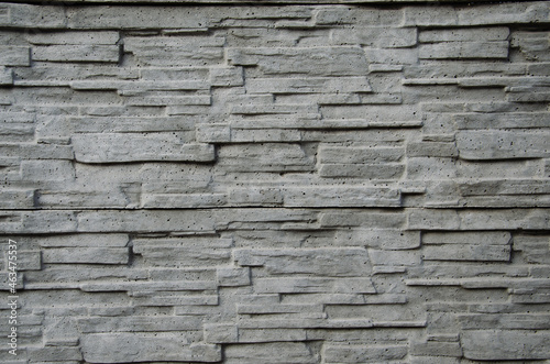 texture of modern gray concrete wall made of blocks