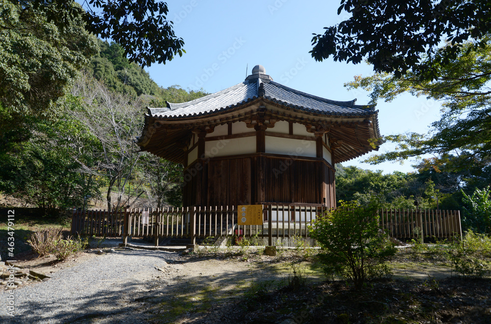 高野街道 栄山寺 八角円堂 奈良県五條市 高野街道 栄山寺 八角円堂 奈良県五條市