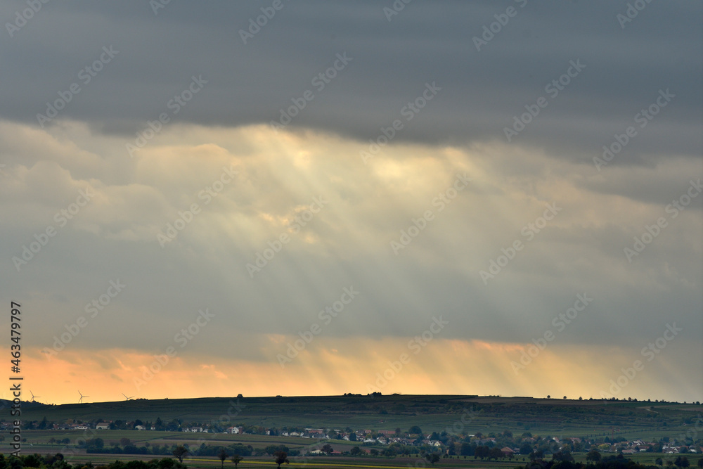 rheinhessische abendstimmung