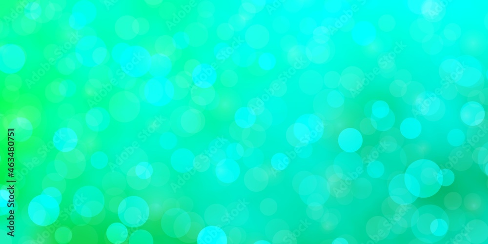 Light Green vector background with circles. Light Green vector background with circles.