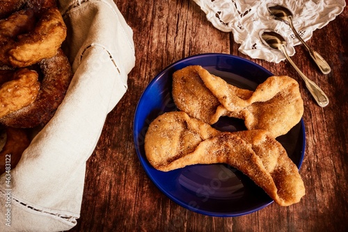 Pestiños, Spanish traditional sugar fritters