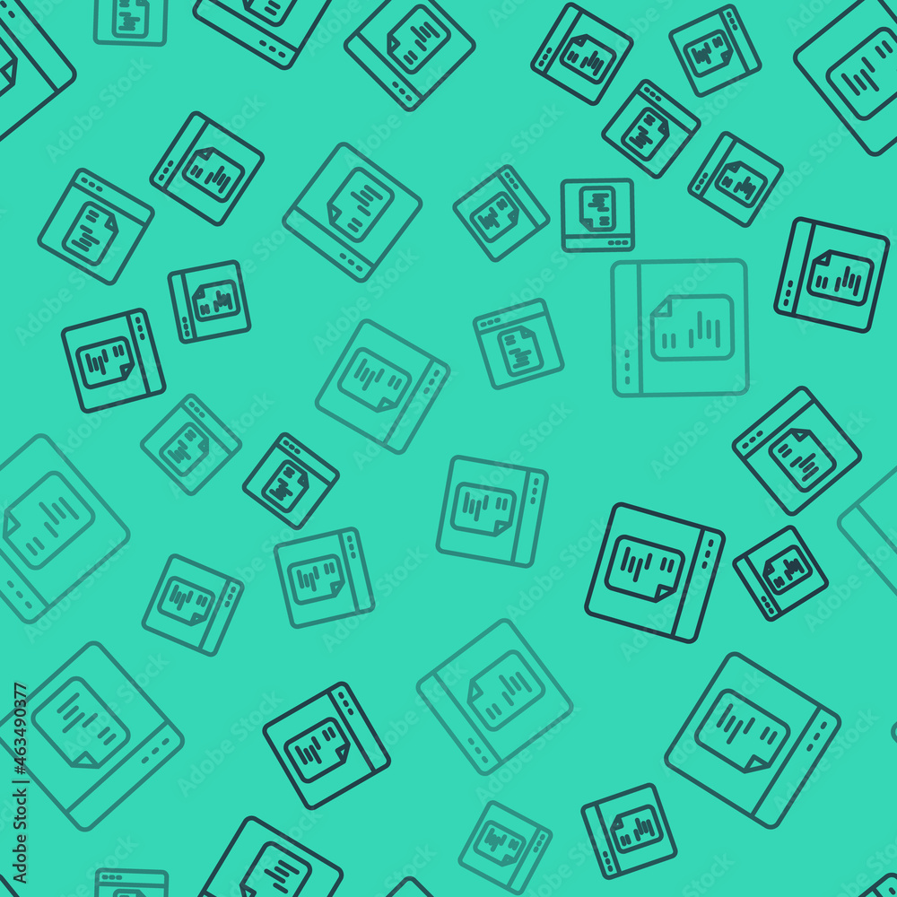 Black line Software, web developer programming code icon isolated seamless pattern on green background. Javascript computer script random parts of program code. Vector Black line Software, web developer programming code icon isolated seamless pattern on green background. Javascript computer script random parts of program code. Vector