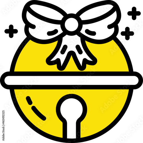 jingle bell one color icon