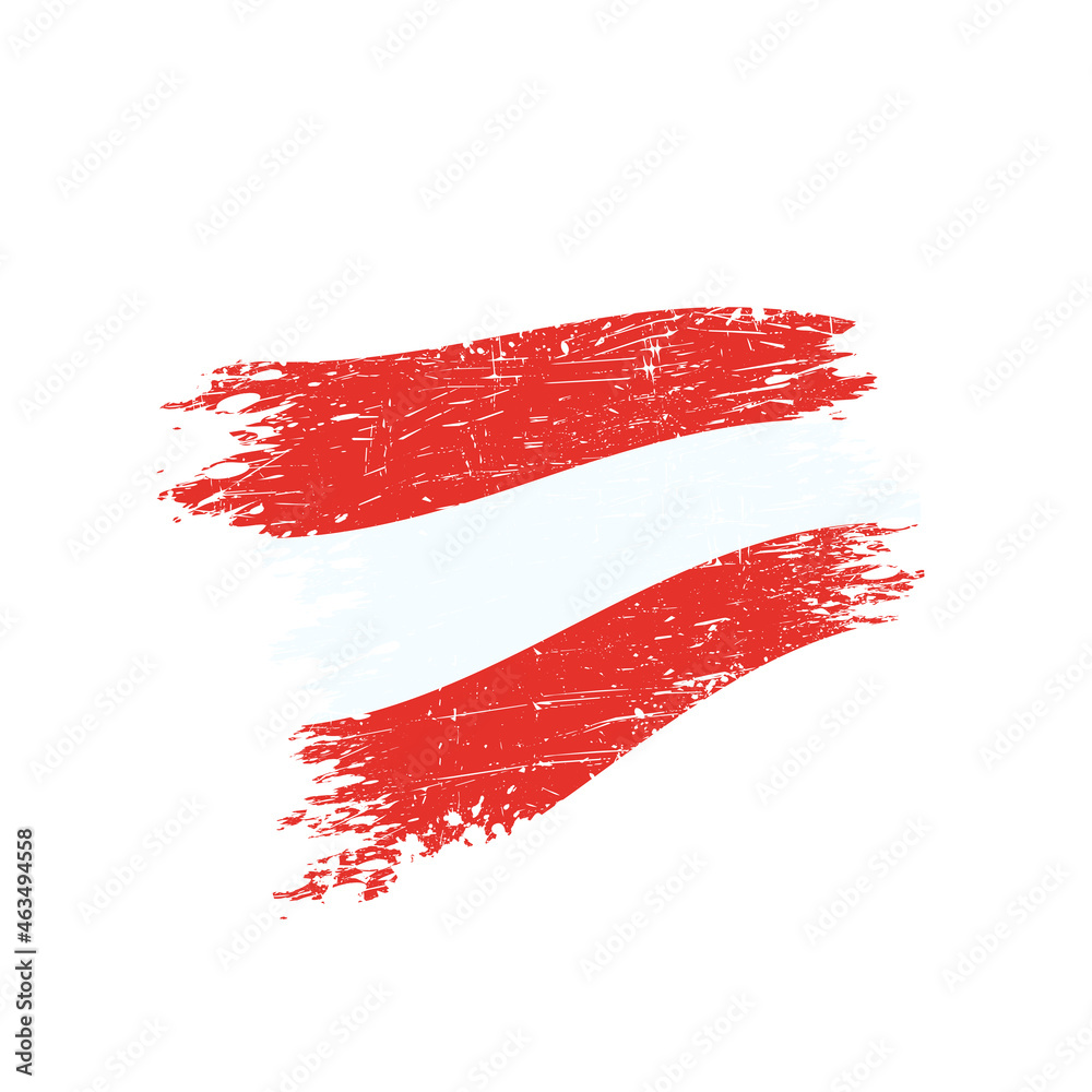 Austria flag in grunge style Austria flag in grunge style