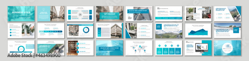 Set of business plan presentation template. Social media pack. Easy use in modern blog posts or Editable simple info banner, trendy book. For app, digital display style. Bright web flyer work. a4. ppt photo