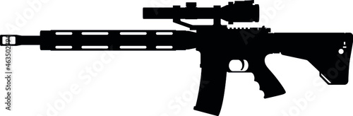 USA United States Army Rifle AR-15 m4 - m16 United States Armed Forces, Marine Corps and SWAT Police fully automatic machine gun American Tactical rifle officially AR-15 Carbine NATO Caliber