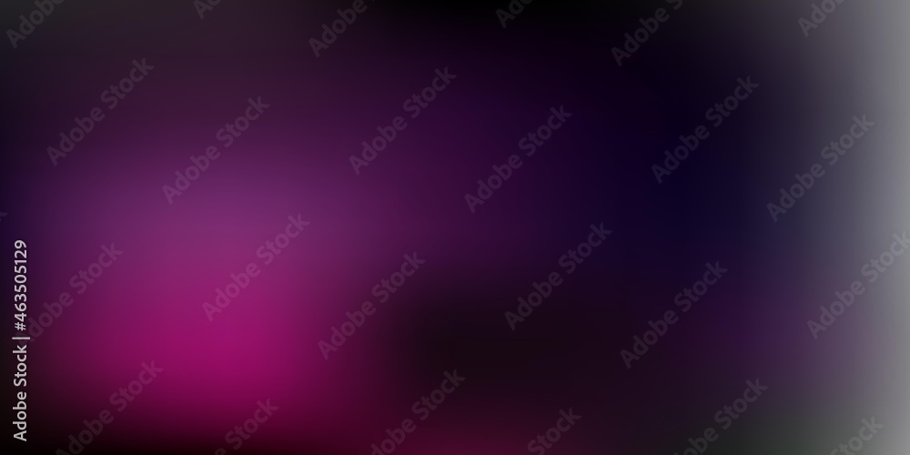 Dark pink, red vector blurred template.