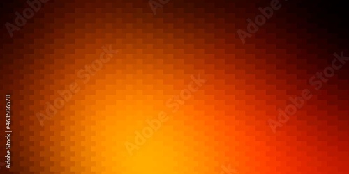 Dark Orange vector background in polygonal style.