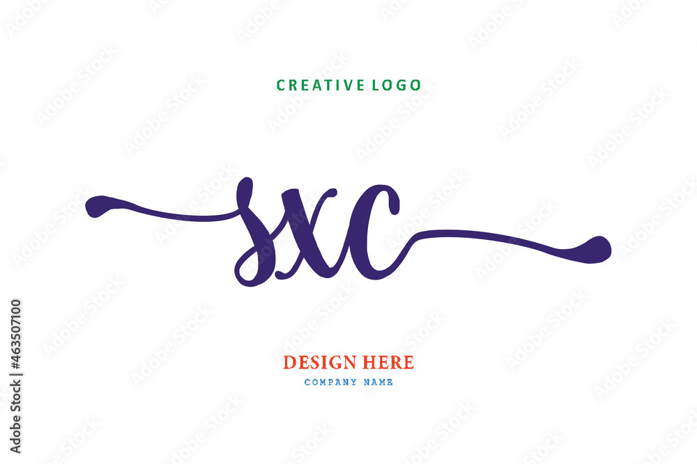 SXC lettering logo is simple, easy to understand and authoritative SXC lettering logo is simple, easy to understand and authoritative