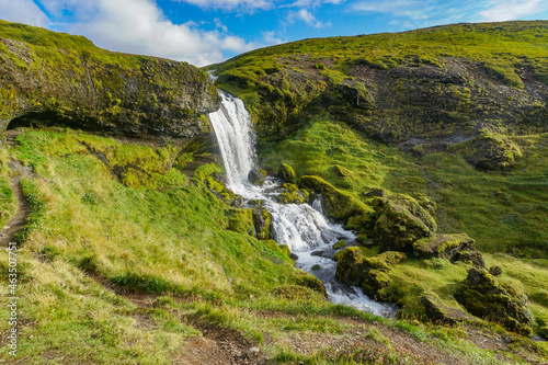 Snaefellsne Peninsula  Iceland  Sheep s Waterfall.