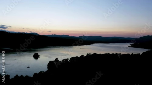Windermere, Lake District Aerial Drone View