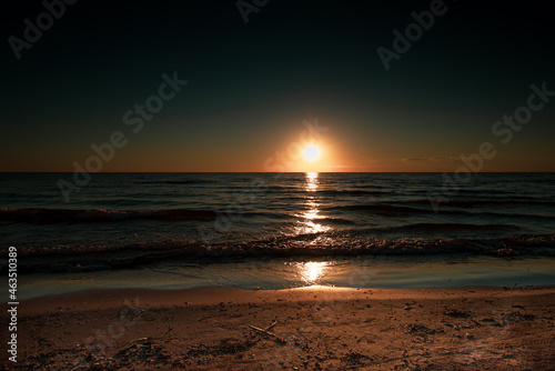 Sunset at the beach