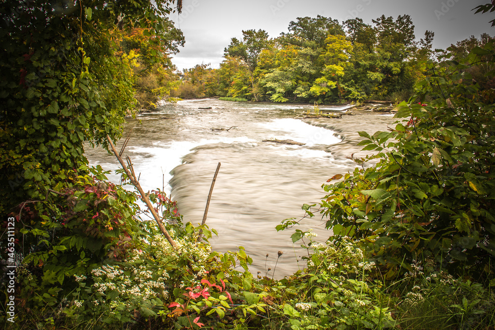River in Luna Island, Niagra Falls, New York