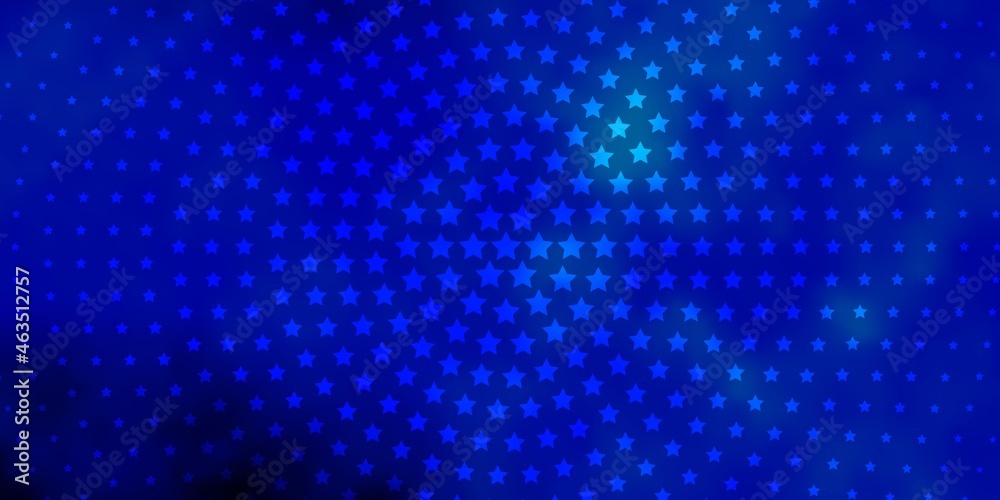 Dark BLUE vector pattern with abstract stars. Dark BLUE vector pattern with abstract stars.
