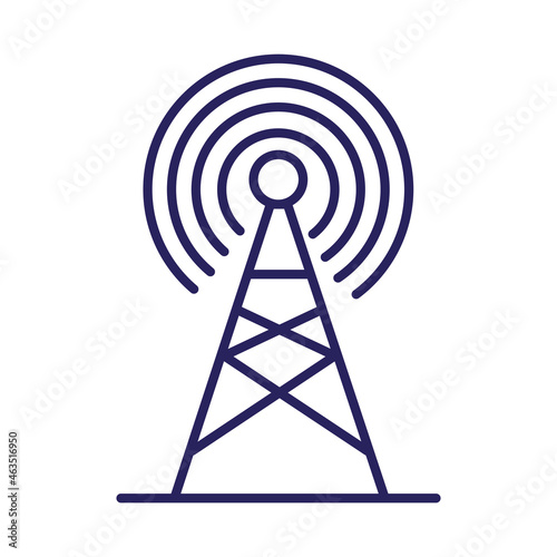 antena with wifi waves