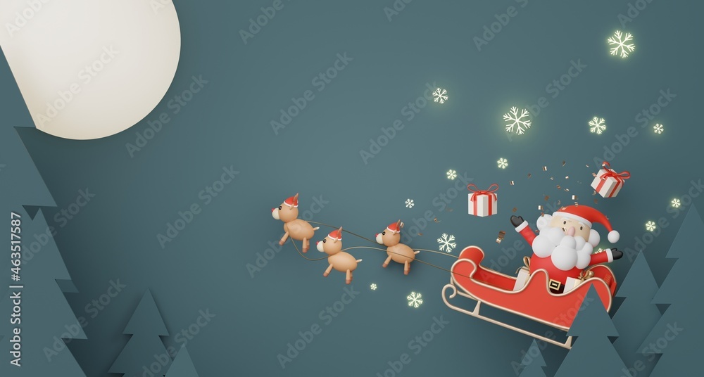 Naklejka premium 3d Display scene for product and cosmetic presentation with Merry Christmas and Happy new year concept. Modern geometric. Platform for mock up and showing brand.
