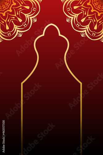 Islamic background, Islamic sale poster. Islamic textured. Islamic vector illustration. Islamic sale banner layout design. Islamic background sale post. Islamic post banner. Eid mobarak Mahe moharram