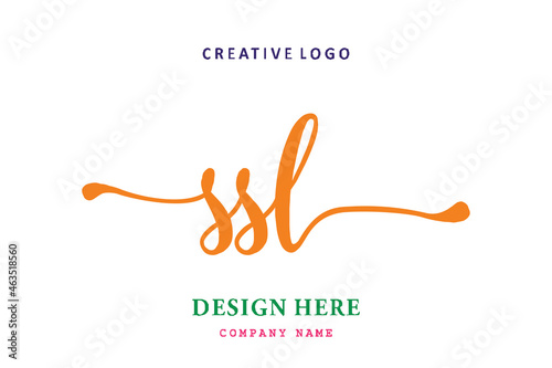 SSL lettering logo is simple, easy to understand and authoritative