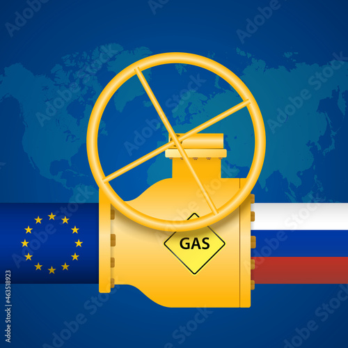 Gas industry, gas transport system, gas relationship between Russia and European Union photo