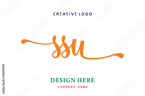 SSU lettering logo is simple, easy to understand and authoritative
