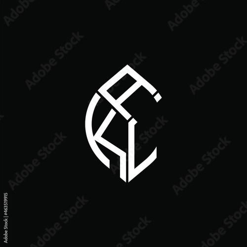 AKL letter logo creative design. AKL unique design
 photo