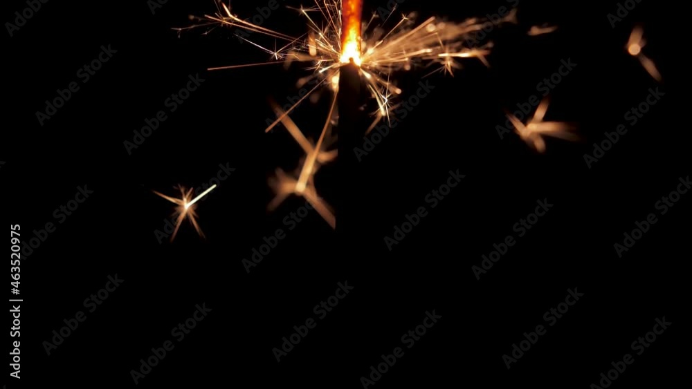 sparkler burning down slow motion sparkler burning down slow motion