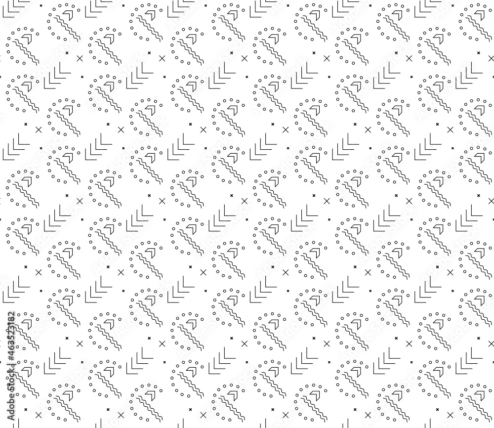 Abstract seamless pattern, minimal geometric background, repeating geometric pattern, graphic modern pattern, black and white pattern background