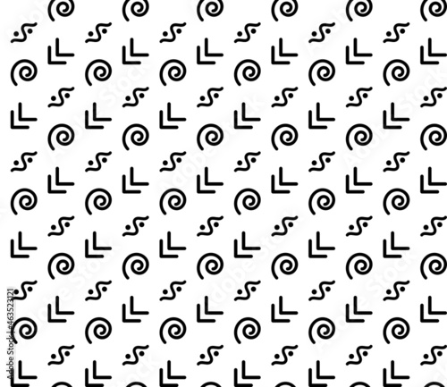 Abstract seamless pattern, minimal geometric background, repeating geometric pattern, graphic modern pattern, black and white pattern background