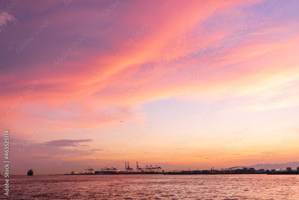 大阪港_夕景 夏