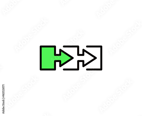 Diagram premium line icon. Simple high quality pictogram. Modern outline style icons. Stroke vector illustration on a white background. 