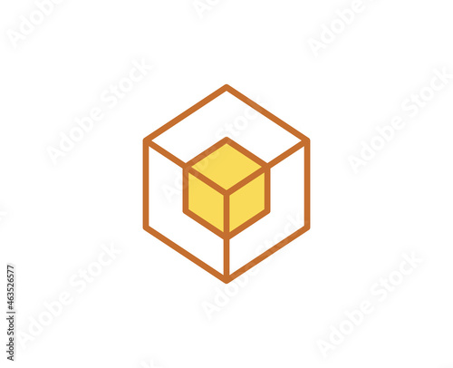 Line blockchain icon