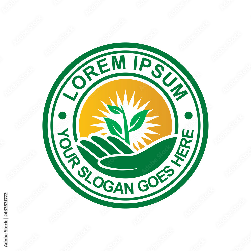 agriculture logo , natural logo vector agriculture logo , natural logo vector