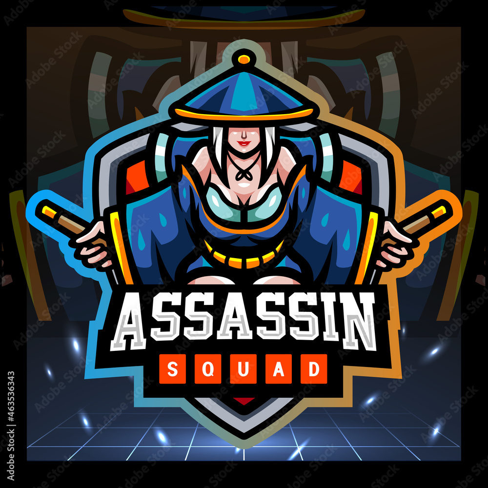 Assassin mascot. esport logo design Assassin mascot. esport logo design