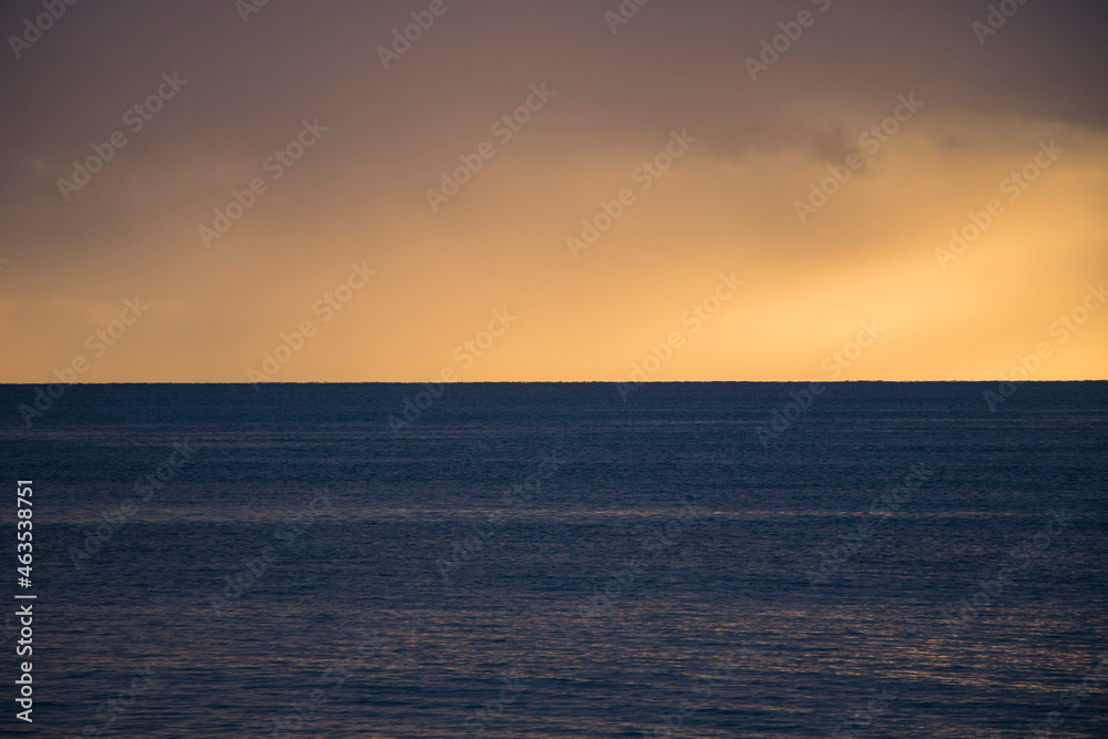 Sunset background, Black sea sunset view and landscape