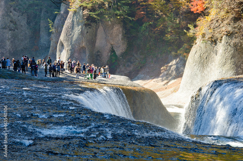 Fukiware falls in Gunma Japan. photo