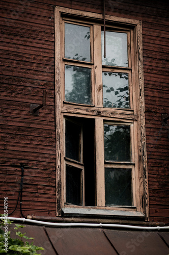 old rustic window