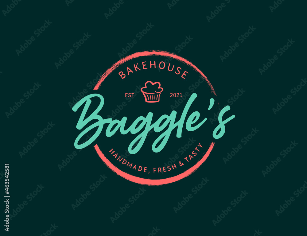 Bakehouse bakery logo template