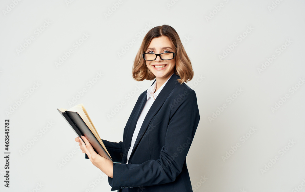 Businesswoman in costume success Studio Professional Businesswoman in costume success Studio Professional