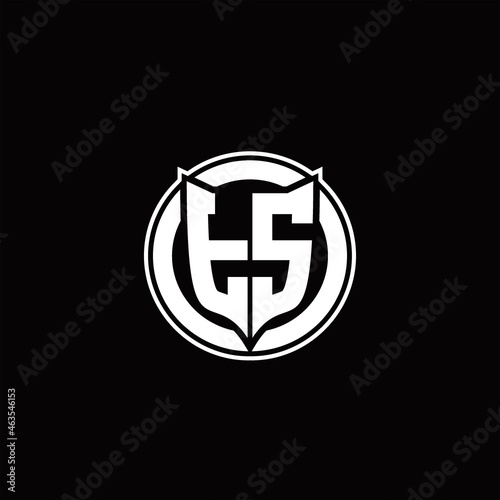 Free Download TS Logo monogram with shield and circluar shape design tamplate - GFXLoad