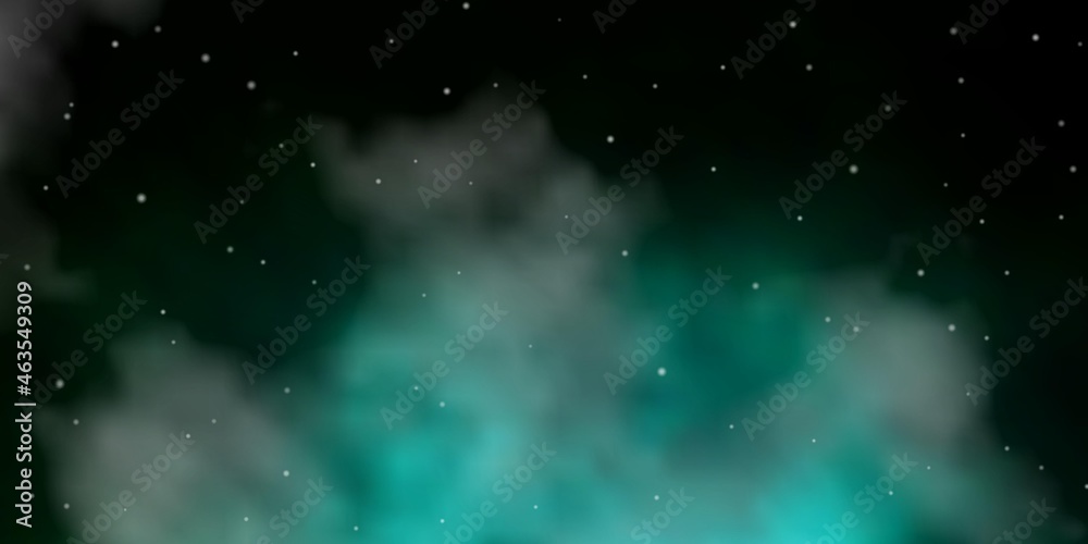 Dark Green vector texture with beautiful stars. Dark Green vector texture with beautiful stars.