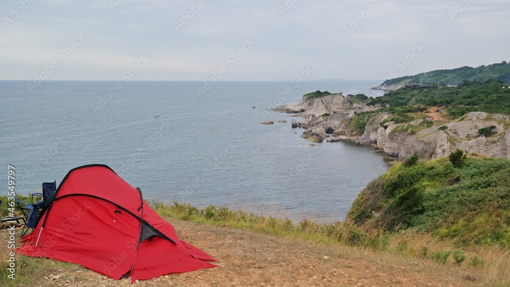 Beautiful sea landscape of the Black Sea in Turkey