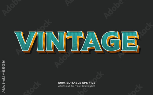 Vintage Western text style effect	