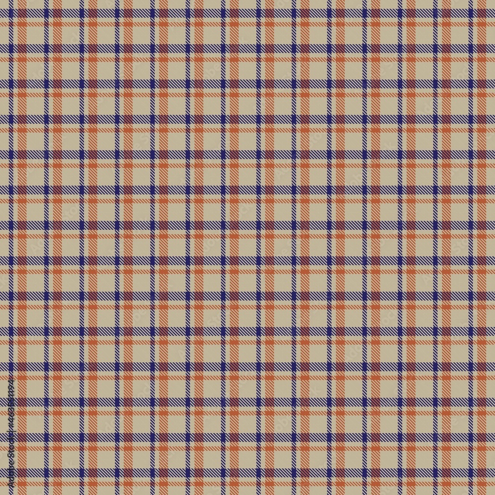 Fototapeta premium Asymmetric Plaid textured Seamless Pattern