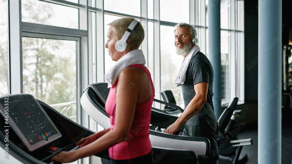 Handsome elder man working out to stay fit and healthy Handsome elder man working out to stay fit and healthy