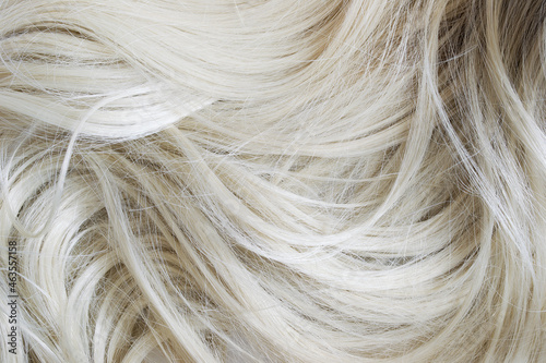 Blond hair closeup