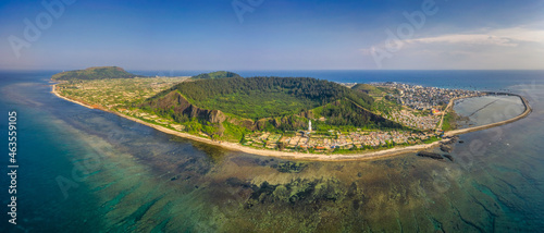 Cu Lao Re or Ly Son island or Volcanic island, Quang Ngai, Vietnam. Gieng Tie...