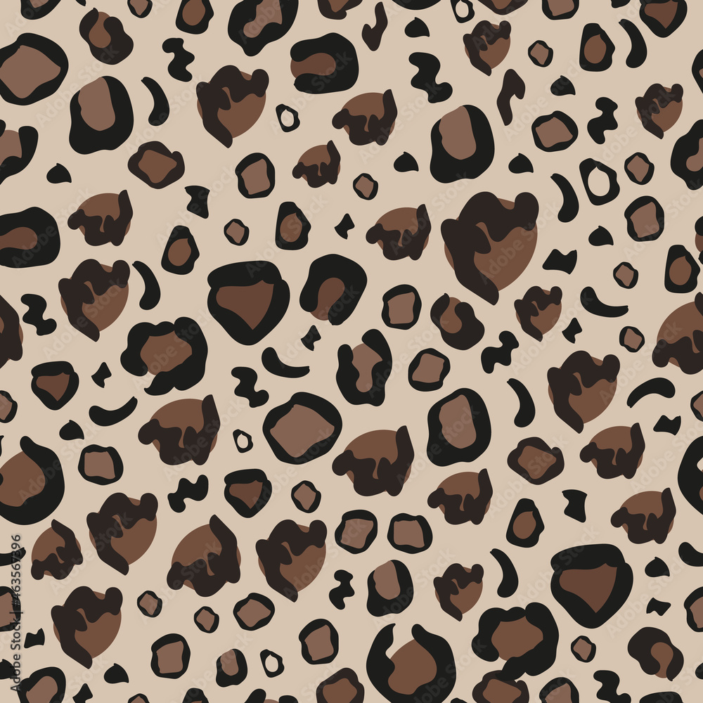 Leopard prints seamless fabric textile design Leopard prints seamless fabric textile design